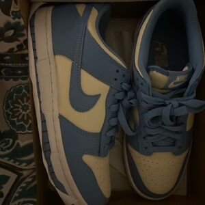 Nike Light Blue and Cream Athletic Shoes